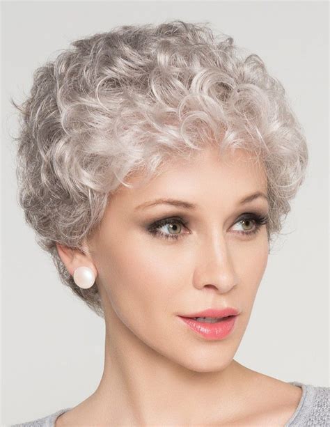 short curly gray wigs